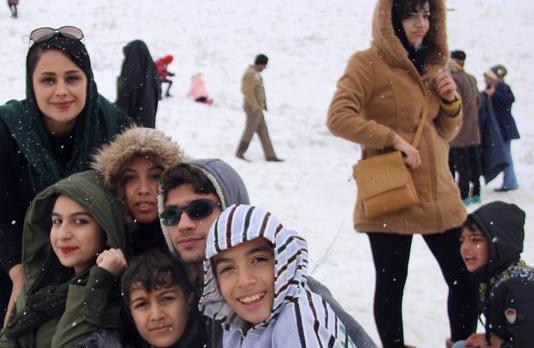 عکس برف یاسوج