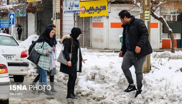 عکس برف یاسوج