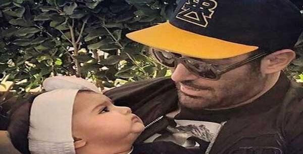 عکس همسر و فرزند محمد رضا گلزار