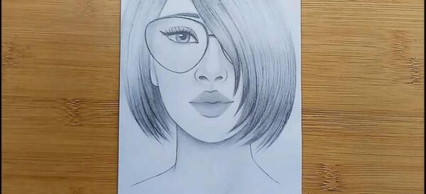 عکس نقاشی سیاه قلم حیوان ساده