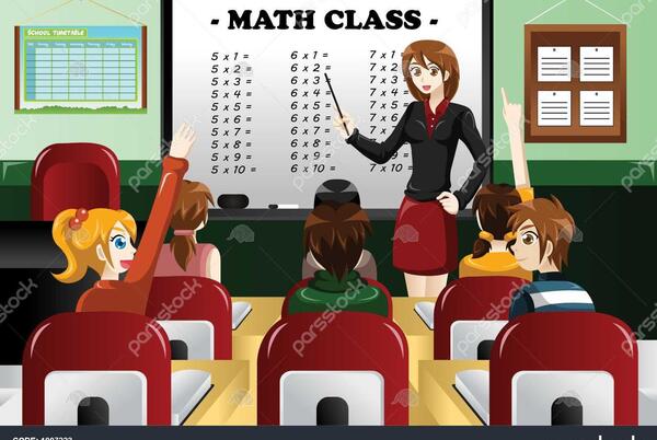 عکس نوشته ریاضی کارتونی