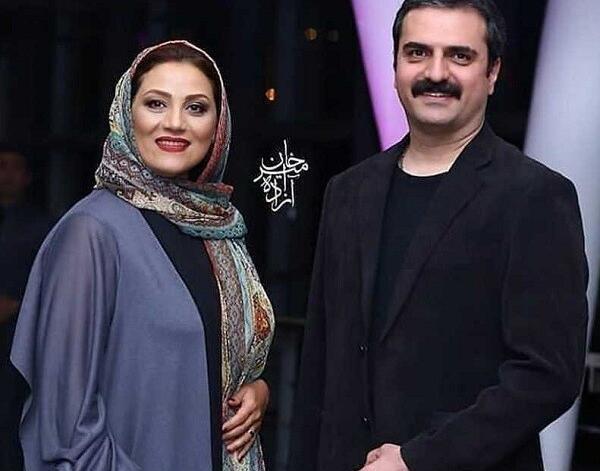 عکس های شبنمی را و همسرش