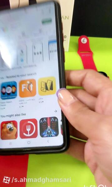 عکس ساعت هوشمند با دوربین