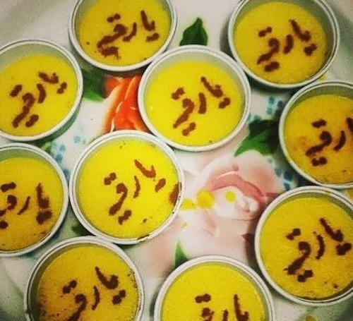 عکس ظروف یکبار مصرف برای شله زرد