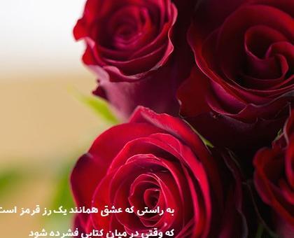 عکس نوشته گل های زیبا برای پروفایل