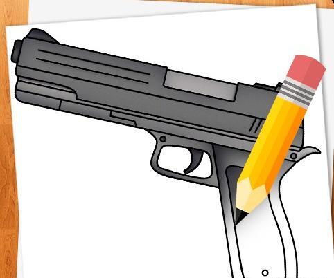 عکس چاقو نقاشی شده