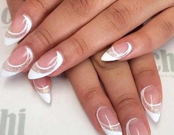 عکس کاشت ناخن مدل فرنچ