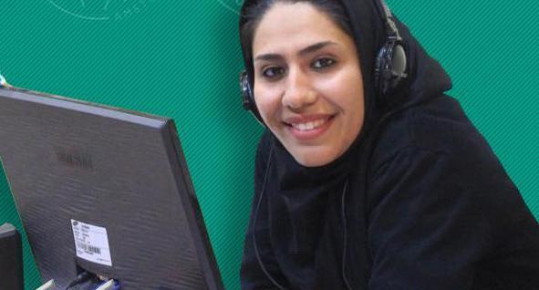 عکس مجری رادیو ورزش خانم حسینی