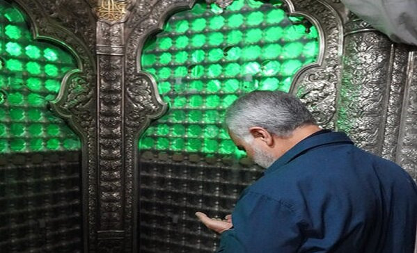 عکس آخرین تصویر حاج قاسم قبل از شهادت