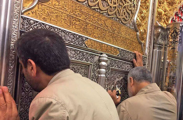 عکس آخرین تصویر حاج قاسم قبل از شهادت