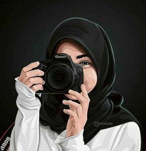 عکس فیک دختر عکاس