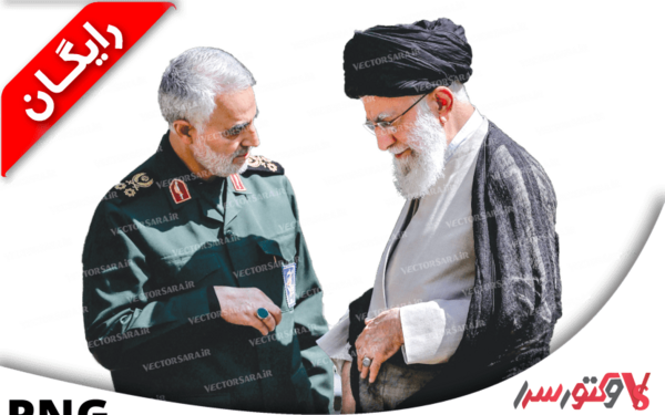 عکس رهبر و سلیمانی