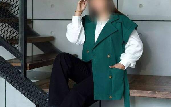 عکس جلیقه روی لباس زنانه