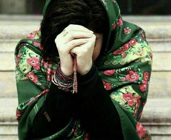 عکس دختر با حجاب شال