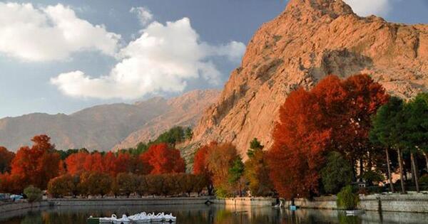 عکس پاییزی طاق بستان