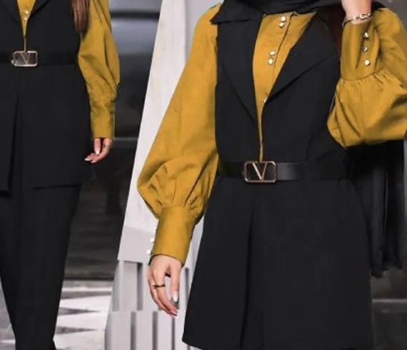 عکس مدل سارافون طرح دار زنانه