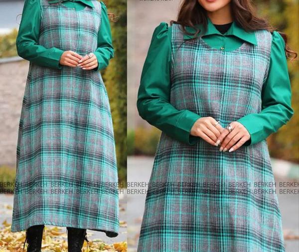 عکس مدل سارافون طرح دار زنانه
