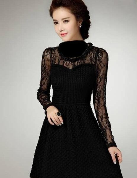 عکس مدل سارافون طرح دار زنانه