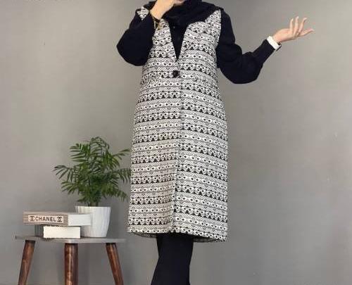 عکس مدل سارافون طرح دار زنانه
