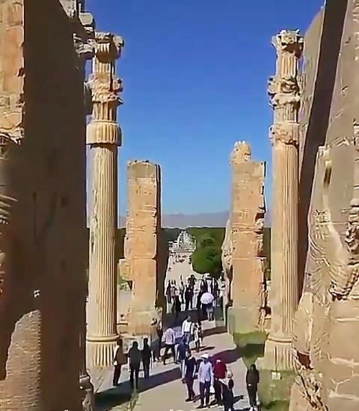 عکس تخت جمشید در مرودشت فارس