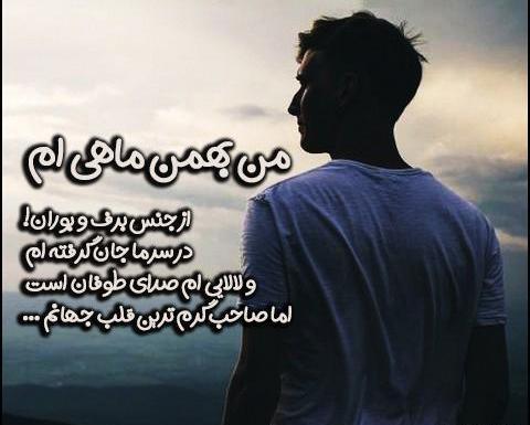 عکس و متن تولد بهمن ماهی