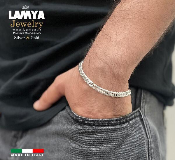 عکس دستبند نقره