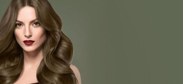 عکس رنگ مو قهوه ای زیتونی متوسط