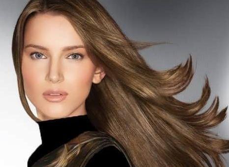 عکس رنگ مو قهوه ای زیتونی متوسط