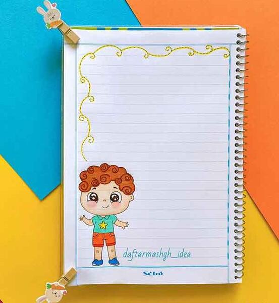 عکس نقاشی زیبا پسر