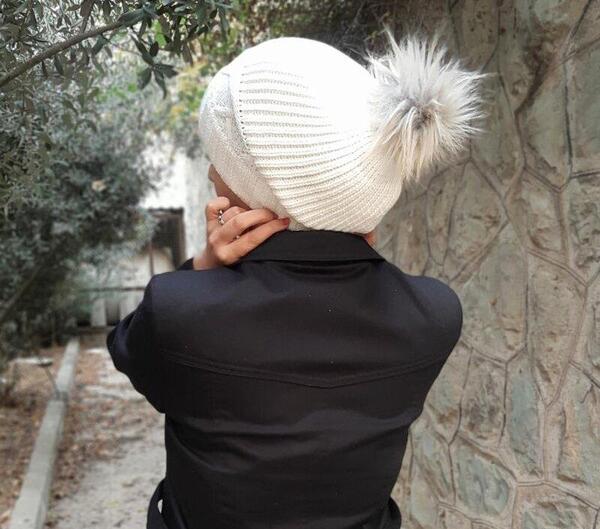 عکس کلاه زمستانی بافتنی