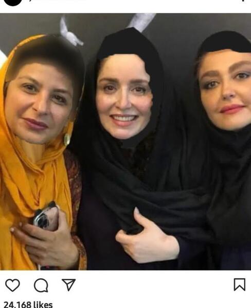 عکس ژاله صامتی با فرزندانش
