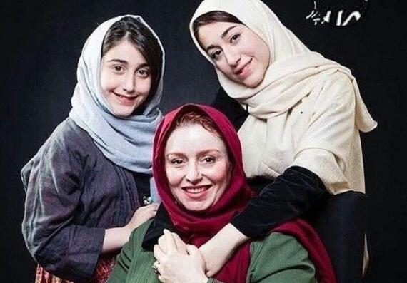 عکس ژاله صامتی با فرزندانش