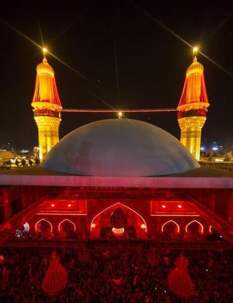 عکس پرچم امام حسین و حضرت ابوالفضل