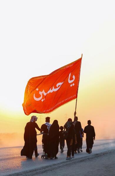 عکس پرچم امام حسین و حضرت ابوالفضل
