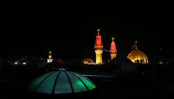 عکس پرچم امام حسین و حضرت ابوالفضل