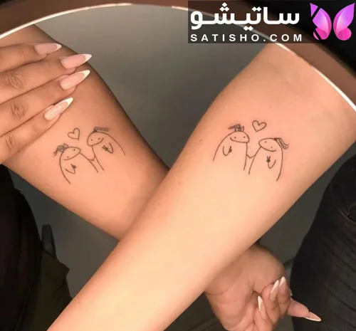 عکس تاتو روی دست لاکچری