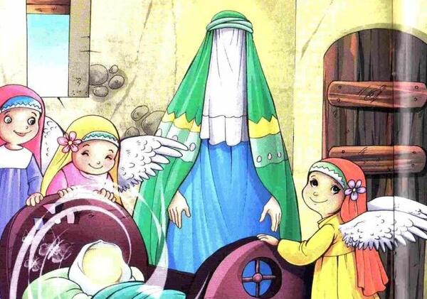 عکس امام حسین فرشته