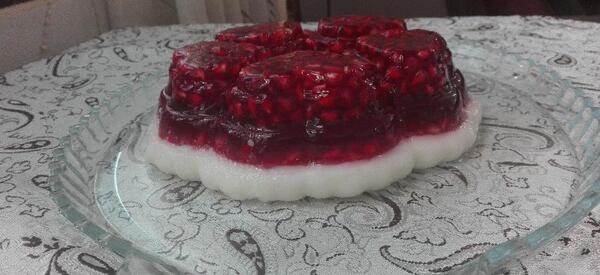 عکس ژله انار شب یلدا