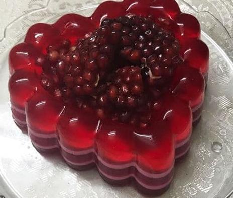 عکس ژله انار شب یلدا