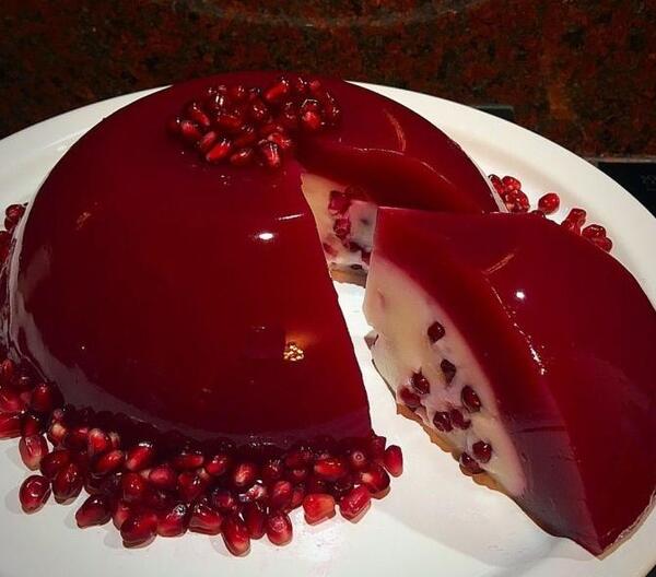 عکس ژله انار شب یلدا