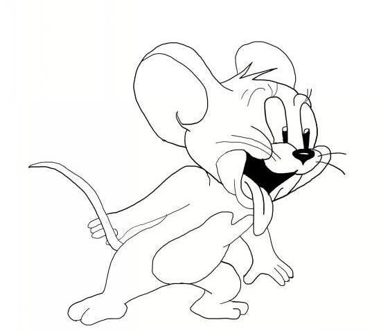 عکس نقاشی میکی موس دخترانه