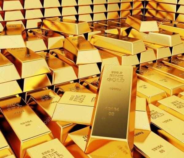 عکس شمش طلا یک کیلویی