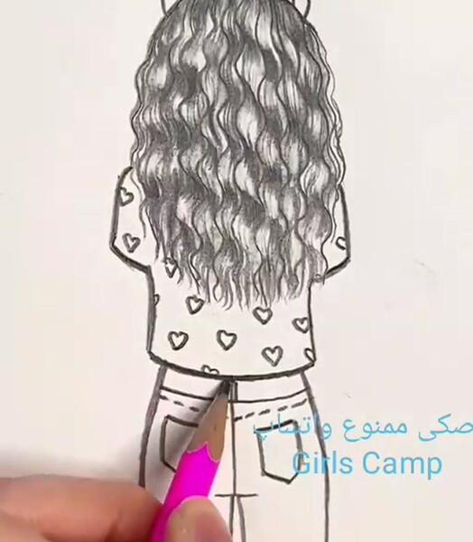 عکس نقاشی ساده قهوه
