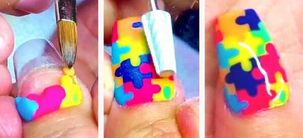 عکس کاشت ناخن و ژلیش