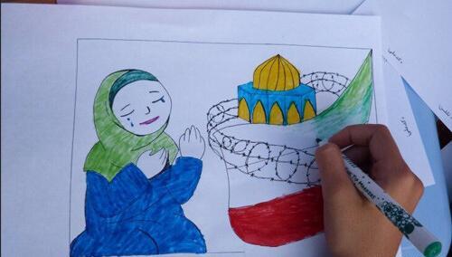 عکس نقاشی ساده کودکان