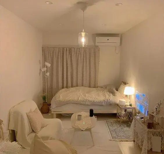عکس اتاق کیوت دخترانه کره ای