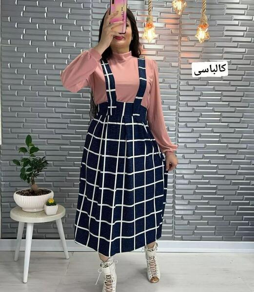 عکس دامن چهارخونه