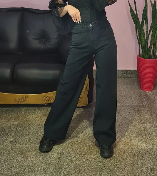 عکس شلوار بگ مشکی