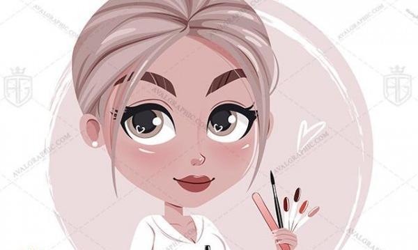 عکس کاشت ناخن فانتزی