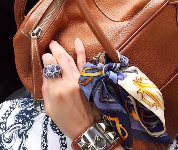 عکس کیف مجلسی زنانه چرم دست دوز